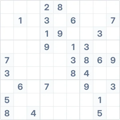 Sudoku de dificultad alta Nº3