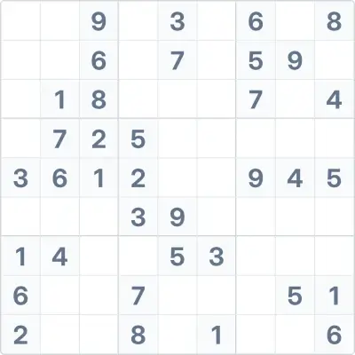 Sudokus de dificultad media Nº1