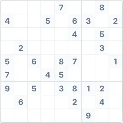 Sudoku de dificultad alta Nº27