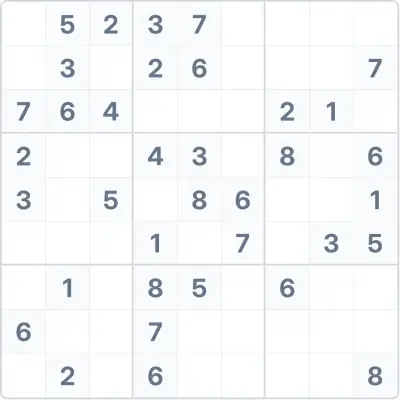 Sudokus de dificultad media Nº10