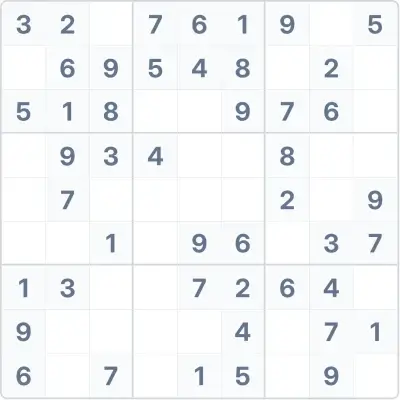 Sudoku de dificultad fácil Nº9