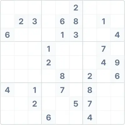 Sudoku de dificultad experta Nº18