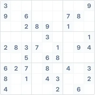 Sudokus de dificultad media Nº8