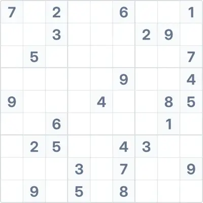 Sudoku de dificultad experta Nº17