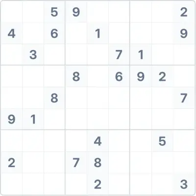 Sudoku de dificultad experta Nº21