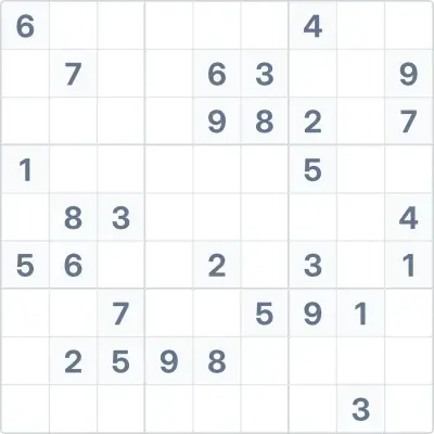 Sudoku de dificultad alta Nº26
