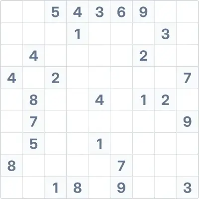 Sudoku de dificultad experta Nº28