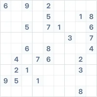 Sudoku de dificultad experta Nº26