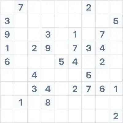 Sudoku de dificultad alta Nº40