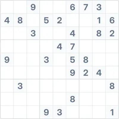 Sudoku de dificultad alta Nº37