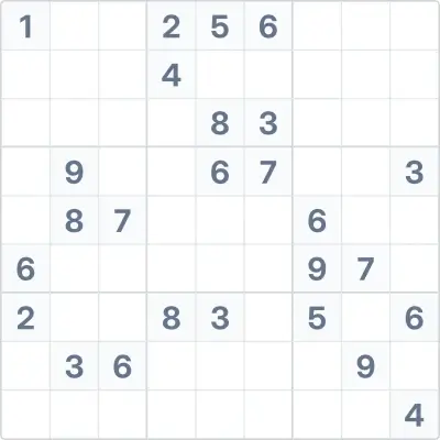 Sudoku de dificultad experta Nº29