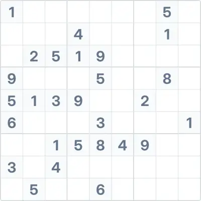 Sudoku de dificultad experta Nº36