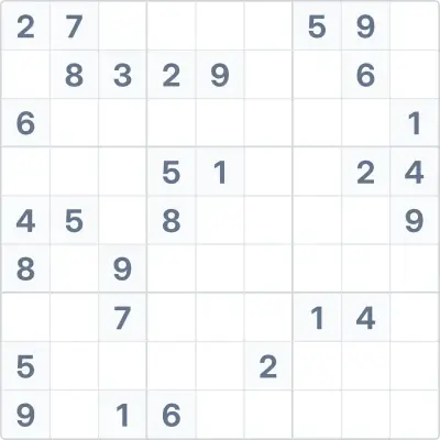 Sudoku de dificultad alta Nº35