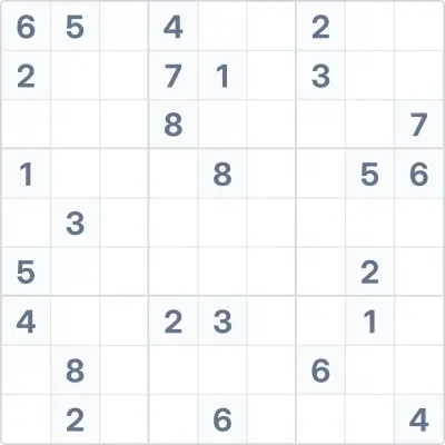 Sudoku de dificultad experta Nº27