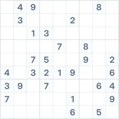 Sudoku de dificultad alta Nº41