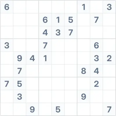 Sudoku de dificultad alta Nº50