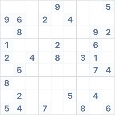 Sudoku de dificultad alta Nº60