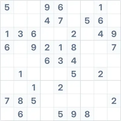 Судоку середньої складності №47