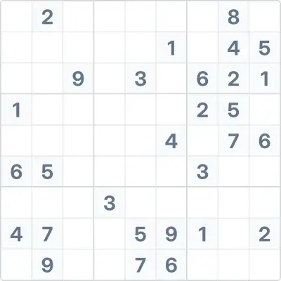 Sudoku de dificultad alta Nº46