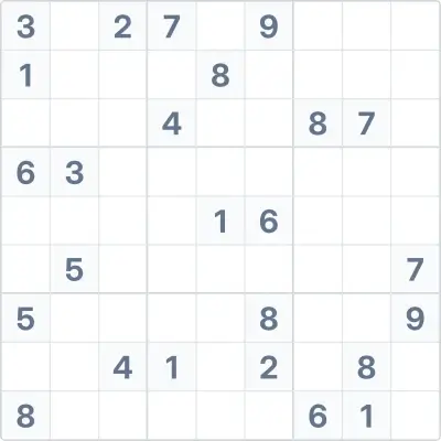 Sudoku de dificultad experta Nº50