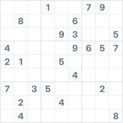 Sudoku de dificultad experta Nº44