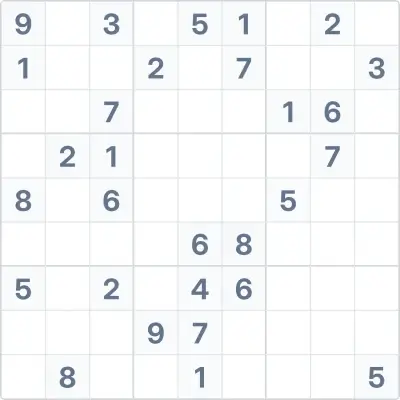 Sudoku de dificultad alta Nº45