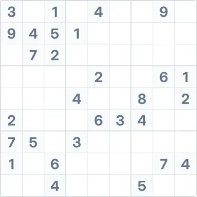 Sudoku de dificultad alta Nº49