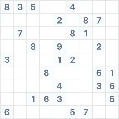 Sudoku de dificultad alta Nº56