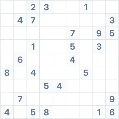 Sudoku de dificultad experta Nº49