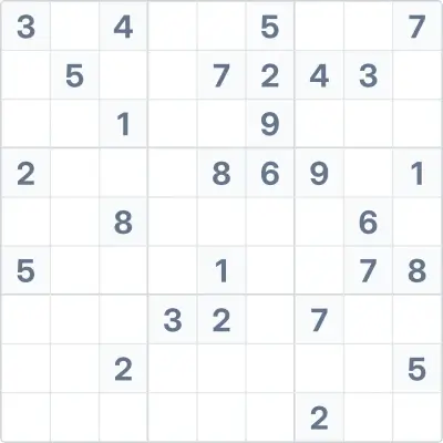 Sudoku de dificultad experta Nº37