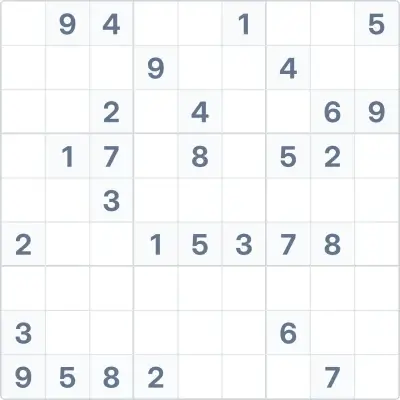 Sudoku de dificultad alta Nº69