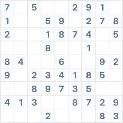 Sudoku leichter Schwierigkeitsgrad Nr. 53