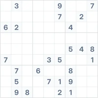 Sudoku expert difficulty №64