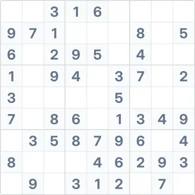 Sudoku easy difficulty №61