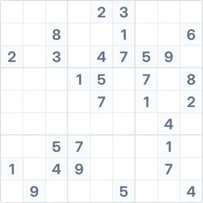 Sudoku de dificultad alta Nº68