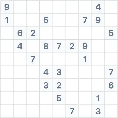 Sudoku de dificultad experta Nº54