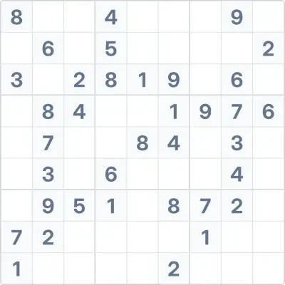 Sudokus de dificultad media Nº57