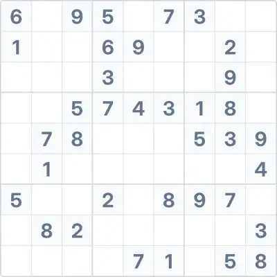 Sudokus de dificultad media Nº59