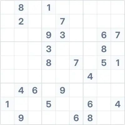 Sudoku de dificultad experta Nº59