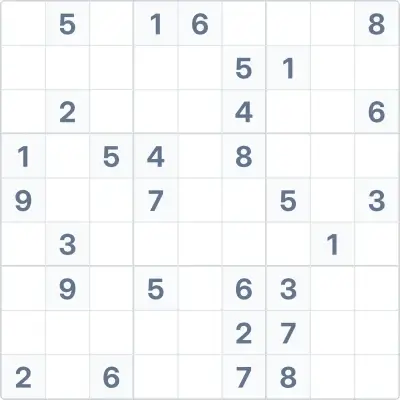 Судоку високої складності №74