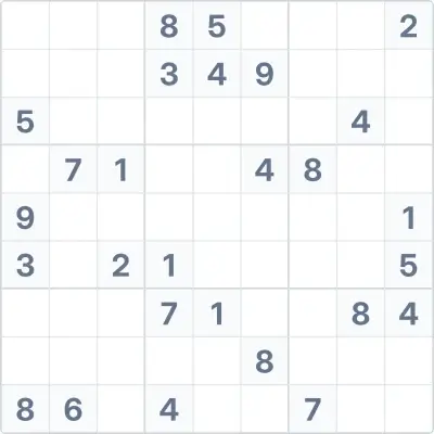 Судоку експертної складності №65