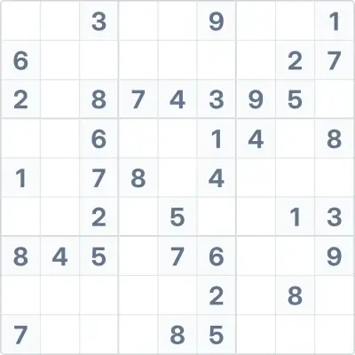 Sudokus de dificultad media Nº58