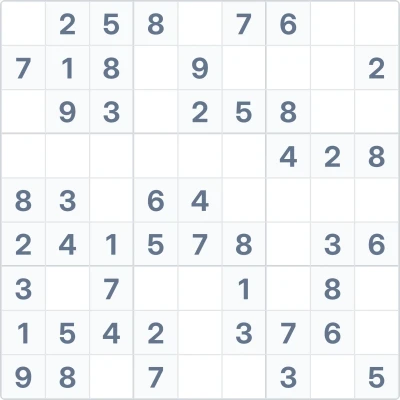 Судоку легкої складності №63