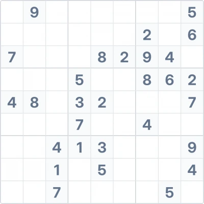 Sudoku high difficulty №83