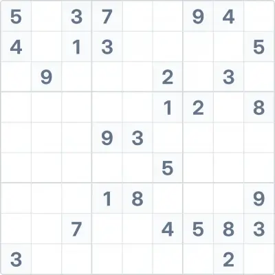Sudoku expert difficulty №68
