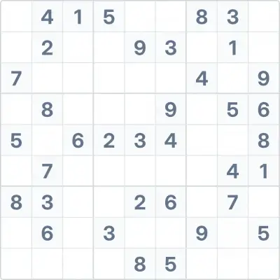 Sudoku de difficulté moyenne n°70