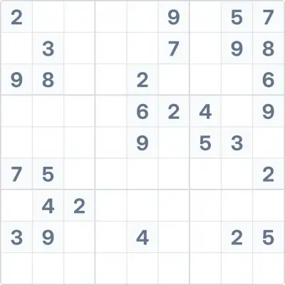 Sudoku high difficulty №78