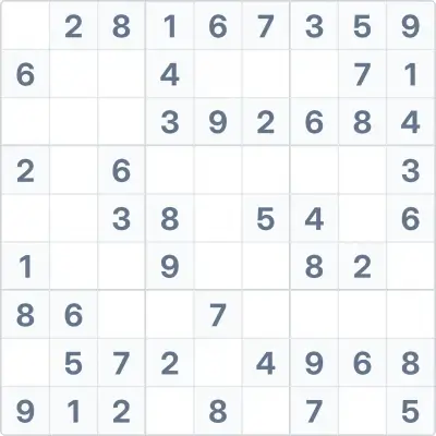 Sudoku easy difficulty №64