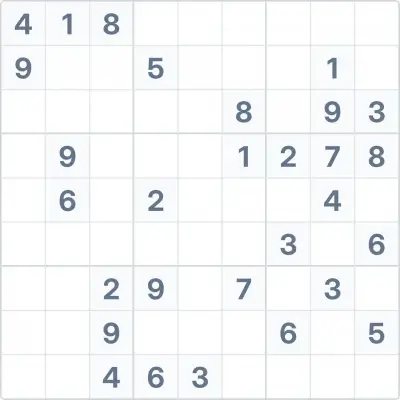 Sudoku high difficulty №80