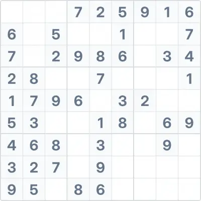 Sudoku de dificultad fácil Nº67